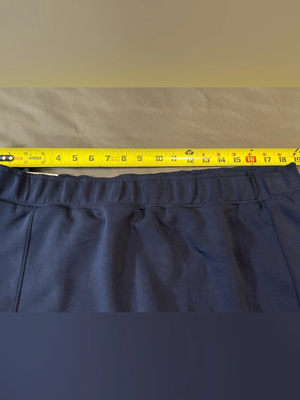 Mondetta Navy Athletic Skort with Elastic Waistband - Picture 6 of 6